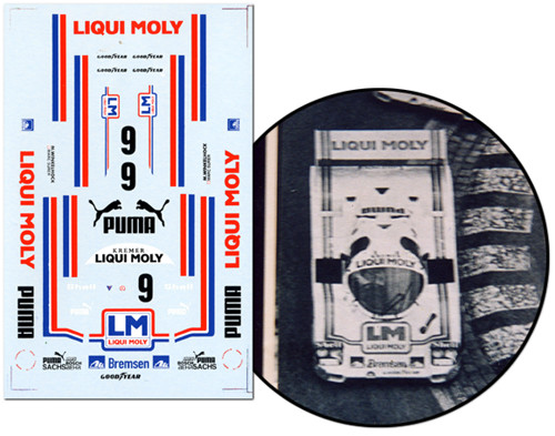 DMC decal Porsche 962, Liqui Moly